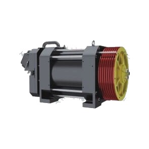 CSAG-D320 2:0 M/S 1275 KG 16.7 KW 320 mm Kasnak 2:1 Askı Dişlisiz Asansör Motoru